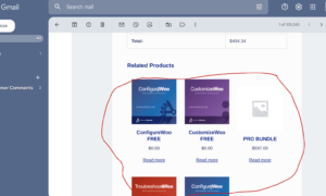 Leia mais sobre o artigo WooCommerce: Display Product Grid @ Order Emails e.g. Related Products