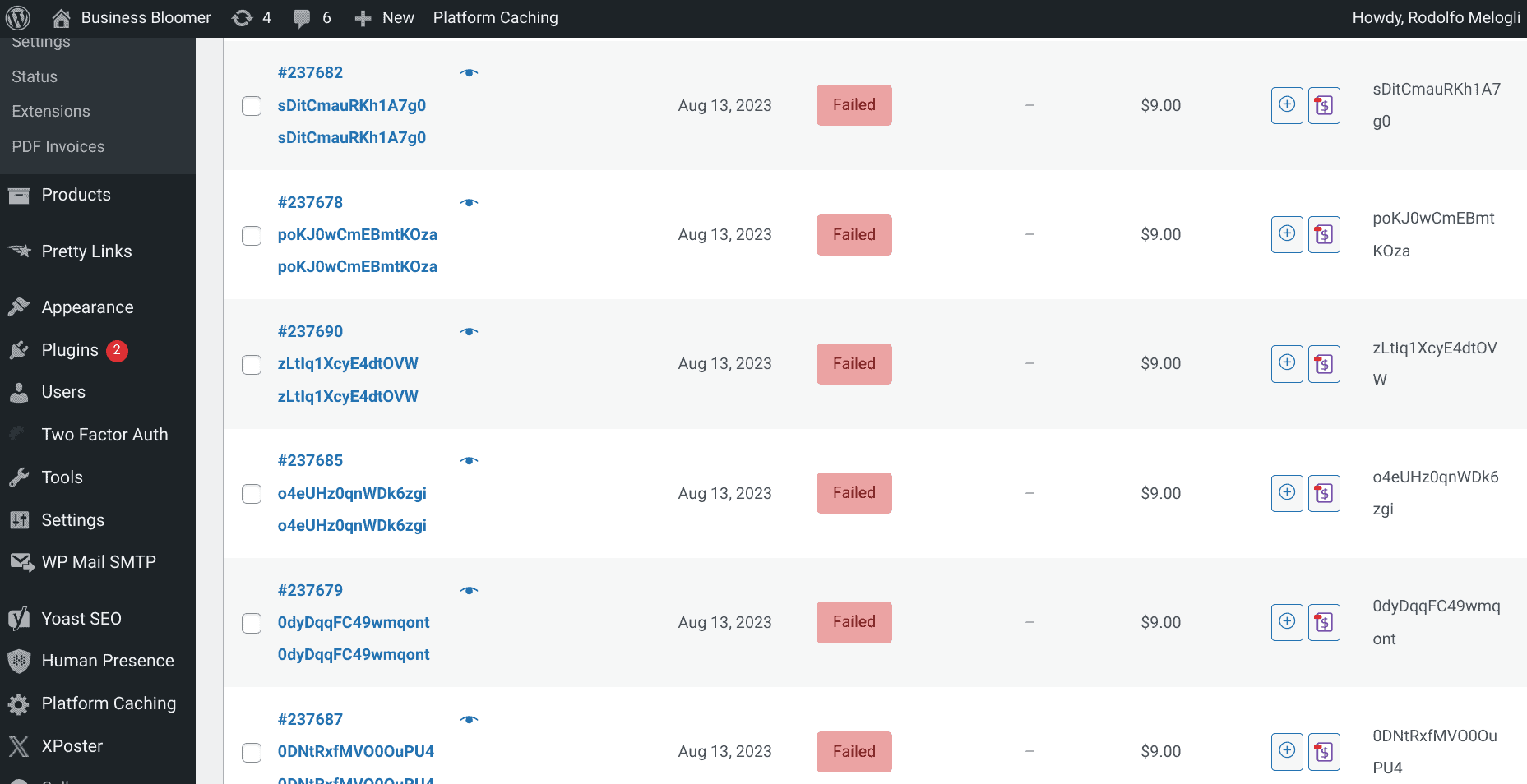 Você está visualizando atualmente WooCommerce: Delete Customer After a Failed (Spam) Order